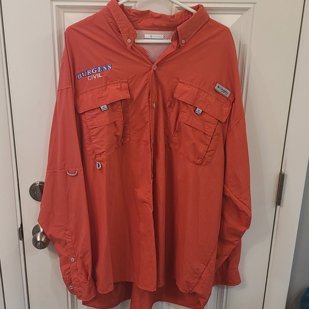 Columbia long sleeve fishing shirt